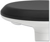 A Picture of product HON-HEFS01BL HON® Revel™ Adjustable Height Fidget Stool Ht Backless,Up to 250lb, 13.75" 18.5" Seat Ht,Black Seat/White Base, Ships in 7-10 Bus Days