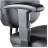 A Picture of product ALE-IN4616 Alera® Interval Series Swivel Task Stool Supports Up to 275 lb, 23.93" 34.53" Seat Height, Black Faux Leather