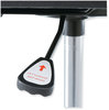 A Picture of product ALE-IN4616 Alera® Interval Series Swivel Task Stool Supports Up to 275 lb, 23.93" 34.53" Seat Height, Black Faux Leather