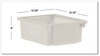 A Picture of product HON-HFMBIN6 HON® Flagship® Storage Bins 3 Sections, 12.75" x 16" 6", Translucent White