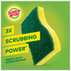 A Picture of product MMM-426 Scotch-Brite® Heavy-Duty Scrub Sponge 4.5 x 2.7, 0.6" Thick, Yellow/Green, 6/Pack