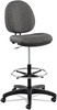 A Picture of product ALE-IN4641 Alera® Interval Series Swivel Task Stool Supports 275 lb, 23.93" to 34.53" Seat Height, Graphite Gray Seat/Back, Black Base