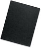 A Picture of product FEL-52115 Fellowes® Expressions™ Linen Texture Presentation Covers for Binding Systems Black, 11.25 x 8.75, Unpunched, 200/Pack