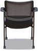 A Picture of product ALE-IV4314A Alera® IV Series Guest Chairs Mesh-Back Fabric-Seat 25.19" x 23.62" 32.28", Black Seat, Back, Base, 2/Carton