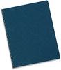 A Picture of product FEL-52145 Fellowes® Executive Leather-Like Presentation Cover Navy, 11.25 x 8.75, Unpunched, 50/Pack