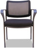 A Picture of product ALE-IV4314A Alera® IV Series Guest Chairs Mesh-Back Fabric-Seat 25.19" x 23.62" 32.28", Black Seat, Back, Base, 2/Carton