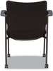 A Picture of product ALE-IV4317A Alera® IV Series Guest Chairs Fabric Back/Seat 24.8" x 22.83" 32.28", Black Seat, Back, Base, 2/Carton