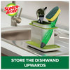 A Picture of product MMM-48112 Scotch-Brite® Soap-Dispensing Dishwand Sponge Refills 2.9 x 2.2, Green, 2/Pack