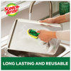 A Picture of product MMM-48112 Scotch-Brite® Soap-Dispensing Dishwand Sponge Refills 2.9 x 2.2, Green, 2/Pack