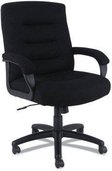 Alera® Kësson Series Mid-Back Office Chair Kesson Supports Up to 300 lb, 18.03" 21.77" Seat Height, Black