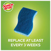 A Picture of product MMM-526 Scotch-Brite® Non-Scratch Multi-Purpose Scrub Sponge 4.4 x 2.6, 0.8" Thick, Blue, 6/Pack