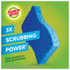 A Picture of product MMM-526 Scotch-Brite® Non-Scratch Multi-Purpose Scrub Sponge 4.4 x 2.6, 0.8" Thick, Blue, 6/Pack