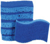 A Picture of product MMM-526 Scotch-Brite® Non-Scratch Multi-Purpose Scrub Sponge 4.4 x 2.6, 0.8" Thick, Blue, 6/Pack