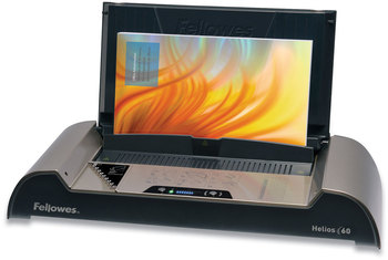 Fellowes® Helios™ 60 Thermal Binding Machine 600 Sheets, 20.88 x 9.44 3.94, Platinum/Graphite