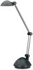 A Picture of product ALE-LED912B Alera® Twin-Arm Task LED Lamp with USB Port 11.88w x 5.13d 18.5h, Black