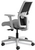 A Picture of product HON-I2L1IMLC22IK HON® Ignition® 2.0 4-Way Stretch Low-Back Mesh Task Chair Supports Up to 300 lb, Frost Seat, Charcoal Back, Titanium Base