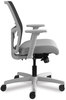 A Picture of product HON-I2L1IMLC22IK HON® Ignition® 2.0 4-Way Stretch Low-Back Mesh Task Chair Supports Up to 300 lb, Frost Seat, Charcoal Back, Titanium Base