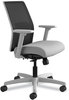 A Picture of product HON-I2L1IMLC22IK HON® Ignition® 2.0 4-Way Stretch Low-Back Mesh Task Chair Supports Up to 300 lb, Frost Seat, Charcoal Back, Titanium Base