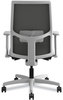 A Picture of product HON-I2M2ACC22AIK HON® Ignition® 2.0 4-Way Stretch Mid-Back Mesh Task Chair Supports Up to 300 lb, Frost Seat, Charcoal Back, Titanium Base