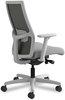 A Picture of product HON-I2M2ACC22AIK HON® Ignition® 2.0 4-Way Stretch Mid-Back Mesh Task Chair Supports Up to 300 lb, Frost Seat, Charcoal Back, Titanium Base