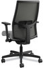 A Picture of product HON-I2M2ACC22ATK HON® Ignition® 2.0 4-Way Stretch Mid-Back Mesh Task Chair Supports 300 lb, 17" to 21" Seat, Frost Charcoal Back, Black Base