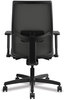 A Picture of product HON-I2M2ACC22ATK HON® Ignition® 2.0 4-Way Stretch Mid-Back Mesh Task Chair Supports 300 lb, 17" to 21" Seat, Frost Charcoal Back, Black Base