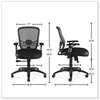 A Picture of product ALE-LH42B14 Alera® Linhope Chair Supports Up to 275 lb, Black Seat/Back, Base