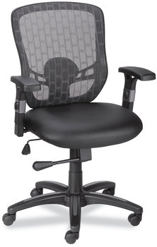 Alera® Linhope Chair Supports Up to 275 lb, Black Seat/Back, Base