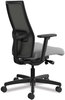 A Picture of product HON-I2M2ACC22ATK HON® Ignition® 2.0 4-Way Stretch Mid-Back Mesh Task Chair Supports 300 lb, 17" to 21" Seat, Frost Charcoal Back, Black Base