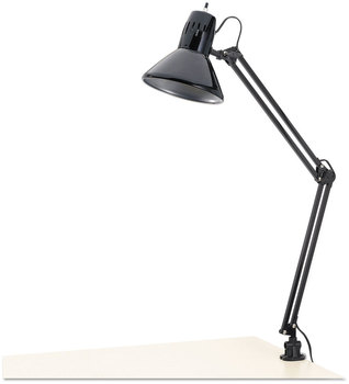 Alera® Clamp-on Architect Lamp Adjustable, 6.75w x 20d 28h, Black