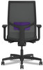 A Picture of product HON-I2M2AMC10IRT HON® Ignition® 2.0 4-Way Stretch Mid-Back Mesh Task Chair Supports 300 lb, 17" to 21" Seat Height, Black, Ships in 7-10 Bus Days