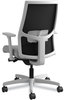 A Picture of product HON-I2M2AMC22AIK HON® Ignition® 2.0 4-Way Stretch Mid-Back Mesh Task Chair Adjustable Lumbar Support, Frost Seat, Black Back, Titanium Base