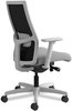 A Picture of product HON-I2M2AMC22AIK HON® Ignition® 2.0 4-Way Stretch Mid-Back Mesh Task Chair Adjustable Lumbar Support, Frost Seat, Black Back, Titanium Base