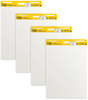 A Picture of product MMM-559VAD Post-it® Easel Pads Super Sticky Self-Stick Vertical-Orientation Pad Value Pack, Unruled, 25 x 30, White, Sheets, 4/Carton