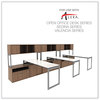 A Picture of product ALE-LS583020WA Alera® Open Office Desk Series Low File Cabinet Credenza 2-Drawer: Pencil/File, Legal/Letter, 1 Shelf,Walnut,29.5x19.13x22.88