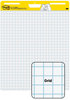 A Picture of product MMM-560 Post-it® Easel Pads Super Sticky Self-Stick Vertical-Orientation Quadrille Rule (1 sq/in), 25 x 30, White, Sheets, 2/Carton