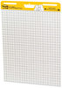 A Picture of product MMM-560 Post-it® Easel Pads Super Sticky Self-Stick Vertical-Orientation Quadrille Rule (1 sq/in), 25 x 30, White, Sheets, 2/Carton