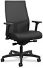 A Picture of product HON-I2M2AMNC10TK HON® Ignition® 2.0 4-Way Stretch Mid-Back Mesh Task Chair Supports 300 lb, 17" to 21" Seat Height, Black Seat/Back, Base