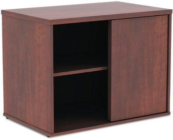 Alera® Open Office Desk Series Low Storage Cabinet Credenza 29.5 x 19.13 22.78, Cherry