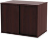 A Picture of product ALE-LS593020MY Alera® Open Office Desk Series Low Storage Cabinet Credenza Cab Cred, 29.5w x 19.13d 22.78h, Mahogany