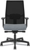 A Picture of product HON-I2M2BMLA25TK HON® Ignition® 2.0 4-Way Stretch Mid-Back Mesh Task Chair Gray Adjustable Lumbar Support, Basalt/Black, Ships in 7-10 Bus Days