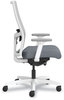 A Picture of product HON-I2MM2AFA25 HON® Ignition® 2.0 4-Way Stretch Mid-Back Mesh Task Chair Black Adjustable Lumbar Support, Basalt/Fog/White,Ships in 7-10 Bus Days