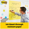 A Picture of product MMM-561 Post-it® Easel Pads Super Sticky Self-Stick Vertical-Orientation Presentation Format (1.5" Rule), 25 x 30, Yellow, Sheets, 2/Carton