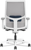 A Picture of product HON-I2MM2AFA25EX HON® Ignition® 2.0 4-Way Stretch Mid-Back Mesh Task Chair Navy Blue Lumbar Support, Basalt/Fog/White, Ships in 7-10 Business Days