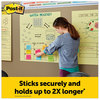 A Picture of product MMM-561 Post-it® Easel Pads Super Sticky Self-Stick Vertical-Orientation Presentation Format (1.5" Rule), 25 x 30, Yellow, Sheets, 2/Carton