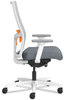 A Picture of product HON-I2MM2AFA25MX HON® Ignition® 2.0 4-Way Stretch Mid-Back Mesh Task Chair Orange Adjustable Lumbar Support, Basalt/Fog/White, Ships in 7-10 Bus Days