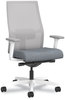 A Picture of product HON-I2MM2AFA25MX HON® Ignition® 2.0 4-Way Stretch Mid-Back Mesh Task Chair Orange Adjustable Lumbar Support, Basalt/Fog/White, Ships in 7-10 Bus Days