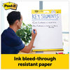 A Picture of product MMM-563R Post-it® Easel Pads Super Sticky Self-Stick Tabletop Pad Original with Sheets, Unruled, 20 x 23, White,
