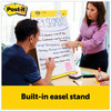 A Picture of product MMM-563R Post-it® Easel Pads Super Sticky Self-Stick Tabletop Pad Original with Sheets, Unruled, 20 x 23, White,