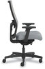 A Picture of product HON-I2MM2AFH18BT HON® Ignition® 2.0 4-Way Stretch Mid-Back Mesh Task Chair White Adjustable Lumbar Support, Cloud/Fog/White, Ships in 7-10 Bus Days